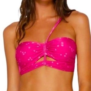 NWT Brigitte Pink Georgia bikini top (M)
